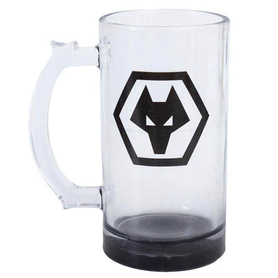 Wolverhampton Wanderers FC Stein Glass Tankard - Gift Arch