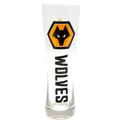 Wolverhampton Wanderers FC Tall Beer Glass - Gift Arch