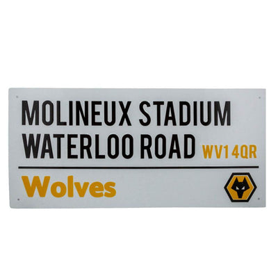 Wolverhampton Wanderers FC White Street Sign - Gift Arch