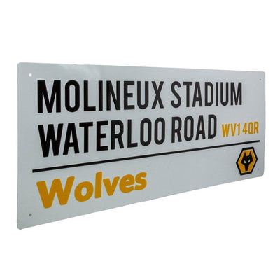 Wolverhampton Wanderers FC White Street Sign - Gift Arch