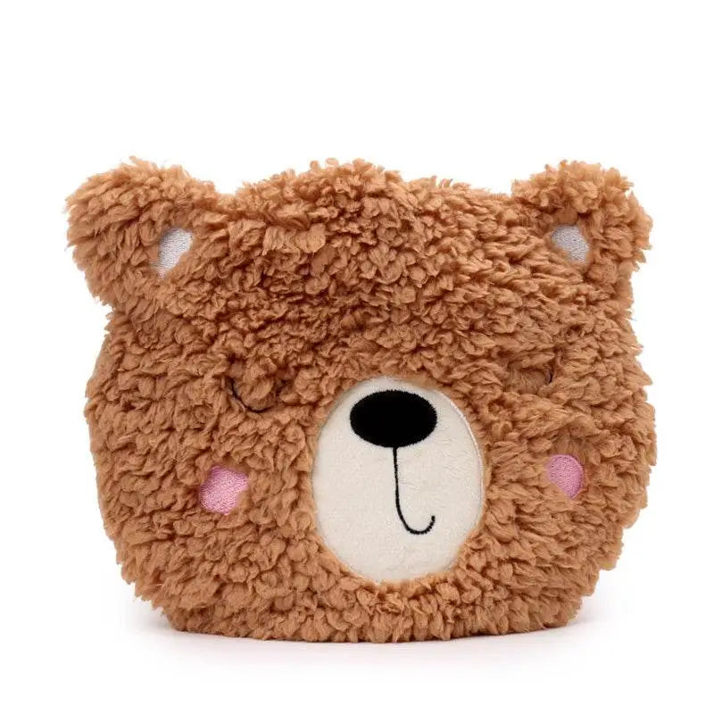 Teddy Bear Round Microwavable Plush Lavender Heat Pack - Zoo Safari & Wildlife Parks