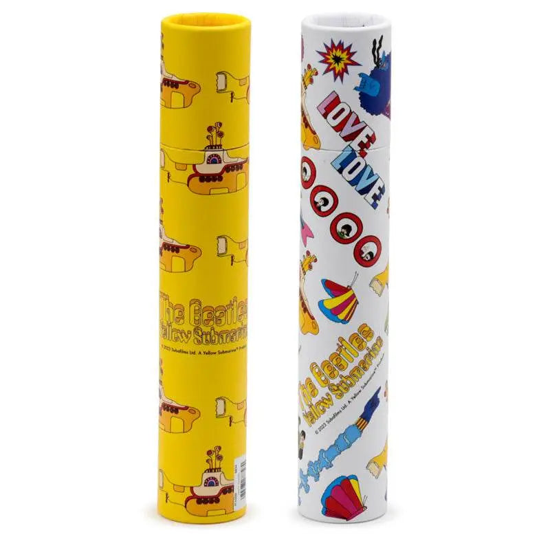 The Beatles Yellow Submarine Large Pencil Pot with 12 Colouring Pencils - Yellow Submarine/The Beatles