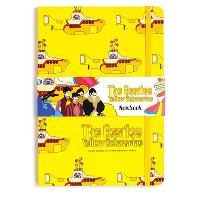 The Beatles Yellow Submarine Recycled Paper A5 Notebook - Yellow Submarine/The Beatles