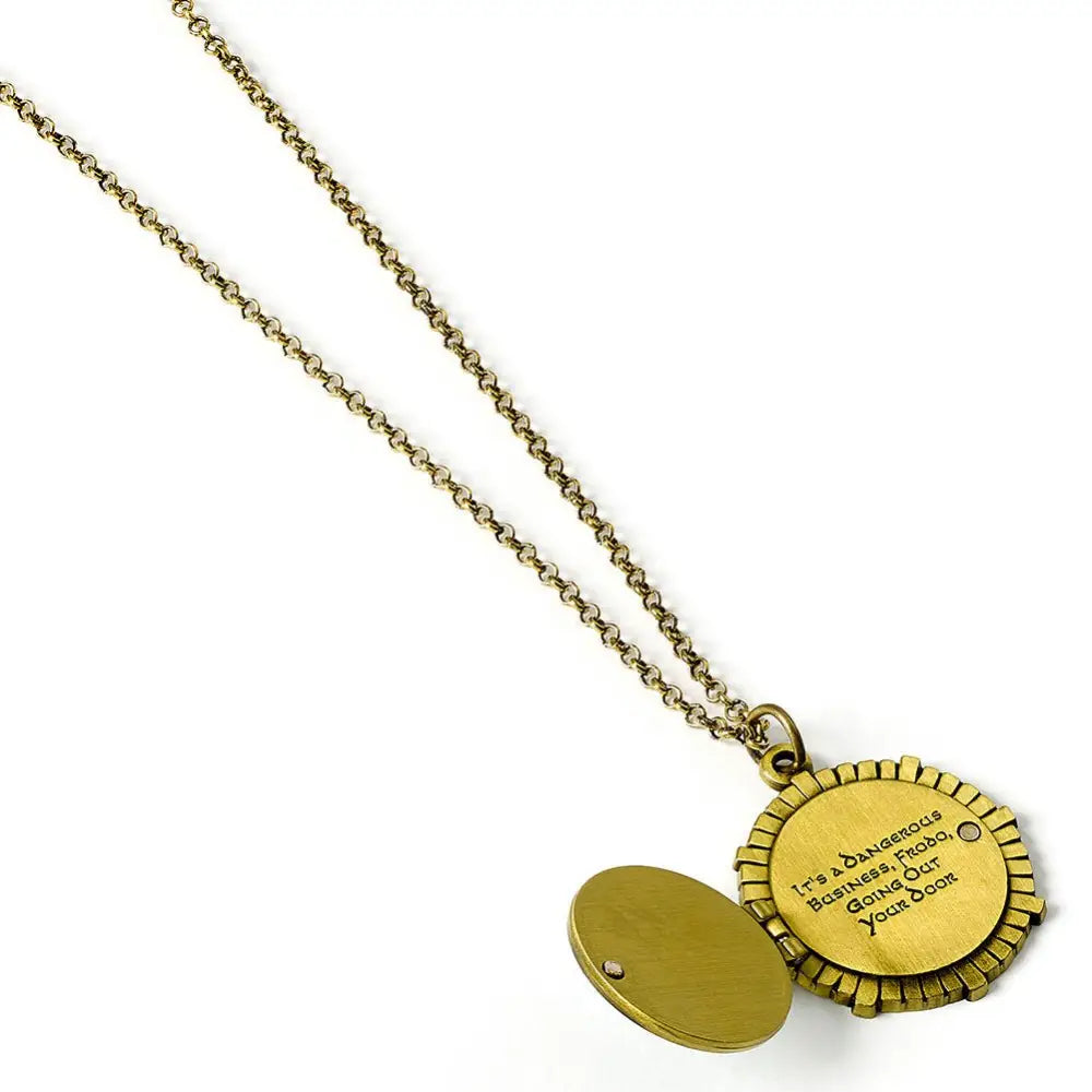 The Lord Of The Rings Silver Plated Necklace Hobbit Door