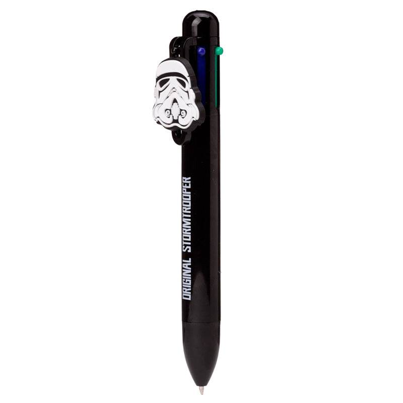 The Original Stormtrooper Multi Colour Pen with Charm (6 Colours) - Gift Arch