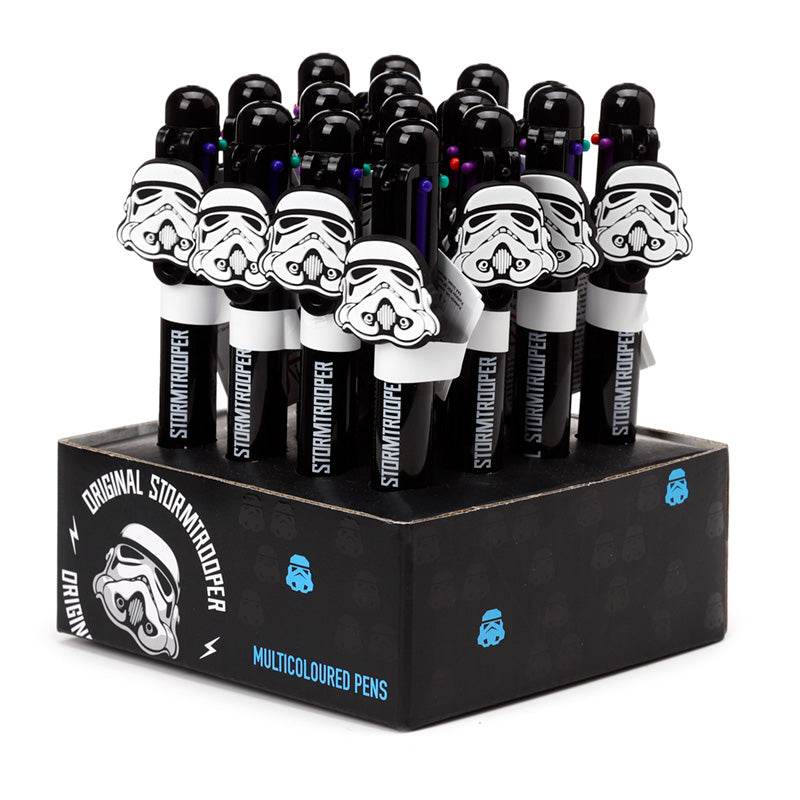 The Original Stormtrooper Multi Colour Pen with Charm (6 Colours) - Gift Arch