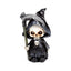 The Reaper Mini Skull Set of 3 with Scythes - Gothic Fantasy Skulls & Skeletons