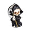 The Reaper Mini Skull Set of 3 with Scythes - Gothic Fantasy Skulls & Skeletons