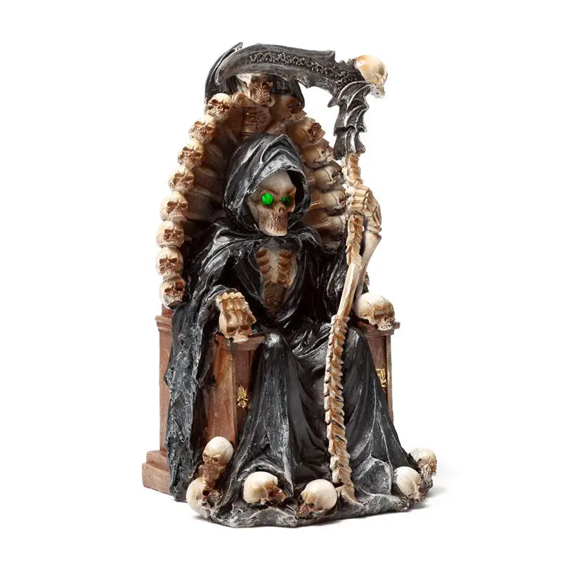 The Reaper of Death LED Throne of Skulls - Gothic Fantasy Skulls & Skeletons