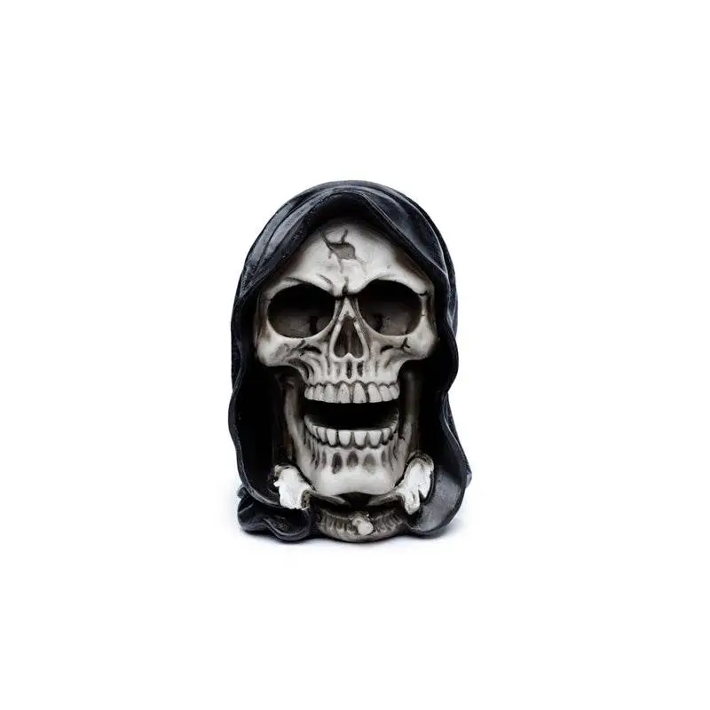 The Reaper Skull Head Ornament - Gothic Fantasy Skulls & Skeletons