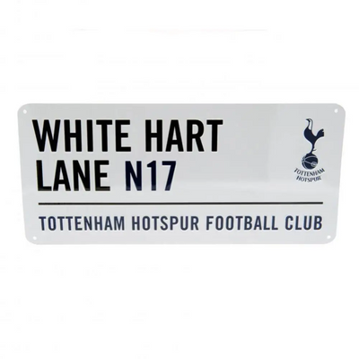Tottenham Hotspur FC White Street Sign