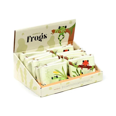 Tropical Frogs PVC Purse - Zoo Safari & Wildlife Parks