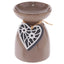 Wooden Heart Ceramic Eden Oil Burner