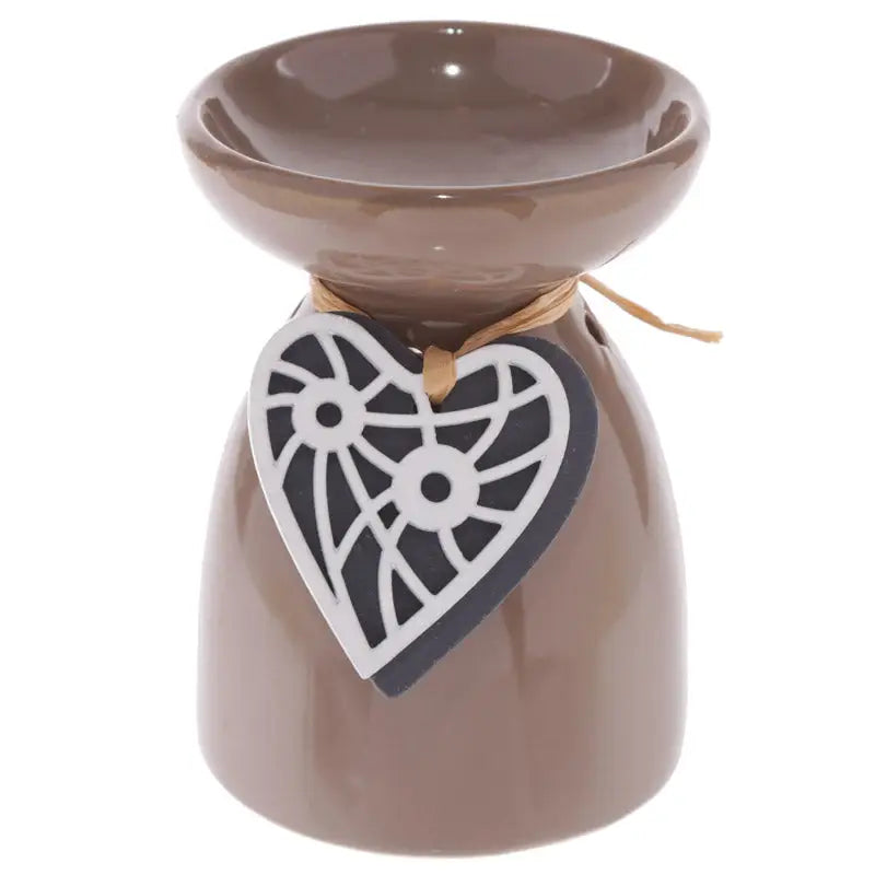 Wooden Heart Ceramic Eden Oil Burner