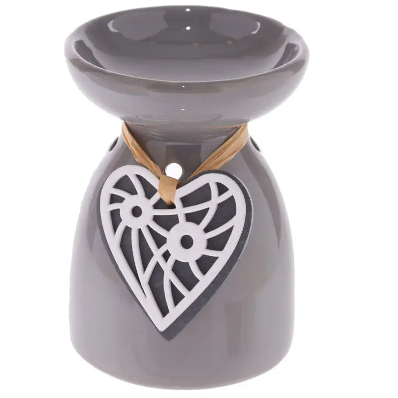 Wooden Heart Ceramic Eden Oil Burner